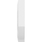 Ekena Millwork Carmella Architectural Grade PVC Running Trim, 4"H x 5/8"P x 48"L RUNP04X0625X48CRM - alternate 4